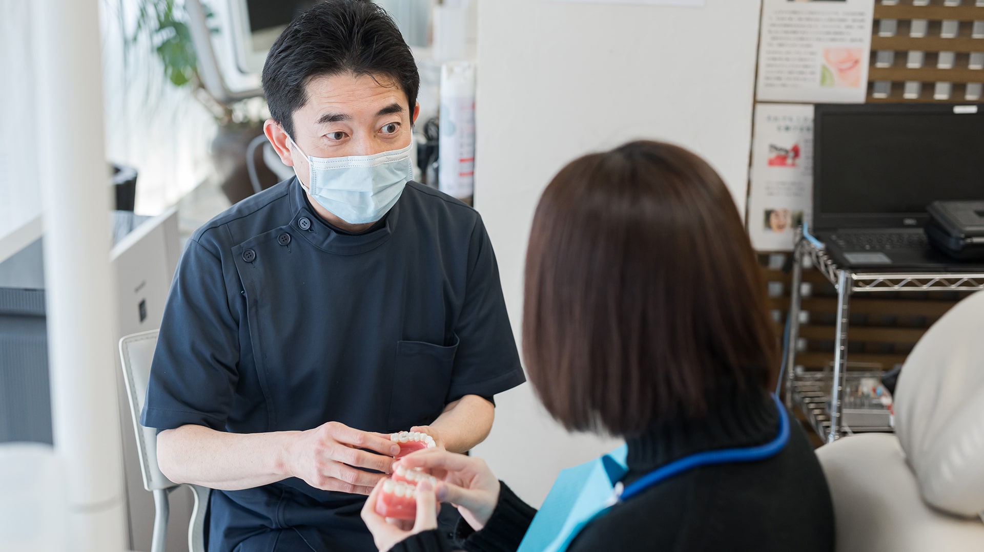 患者様に寄り添い、 番身近な「かかりつけの歯科医」 でありたいと考えています