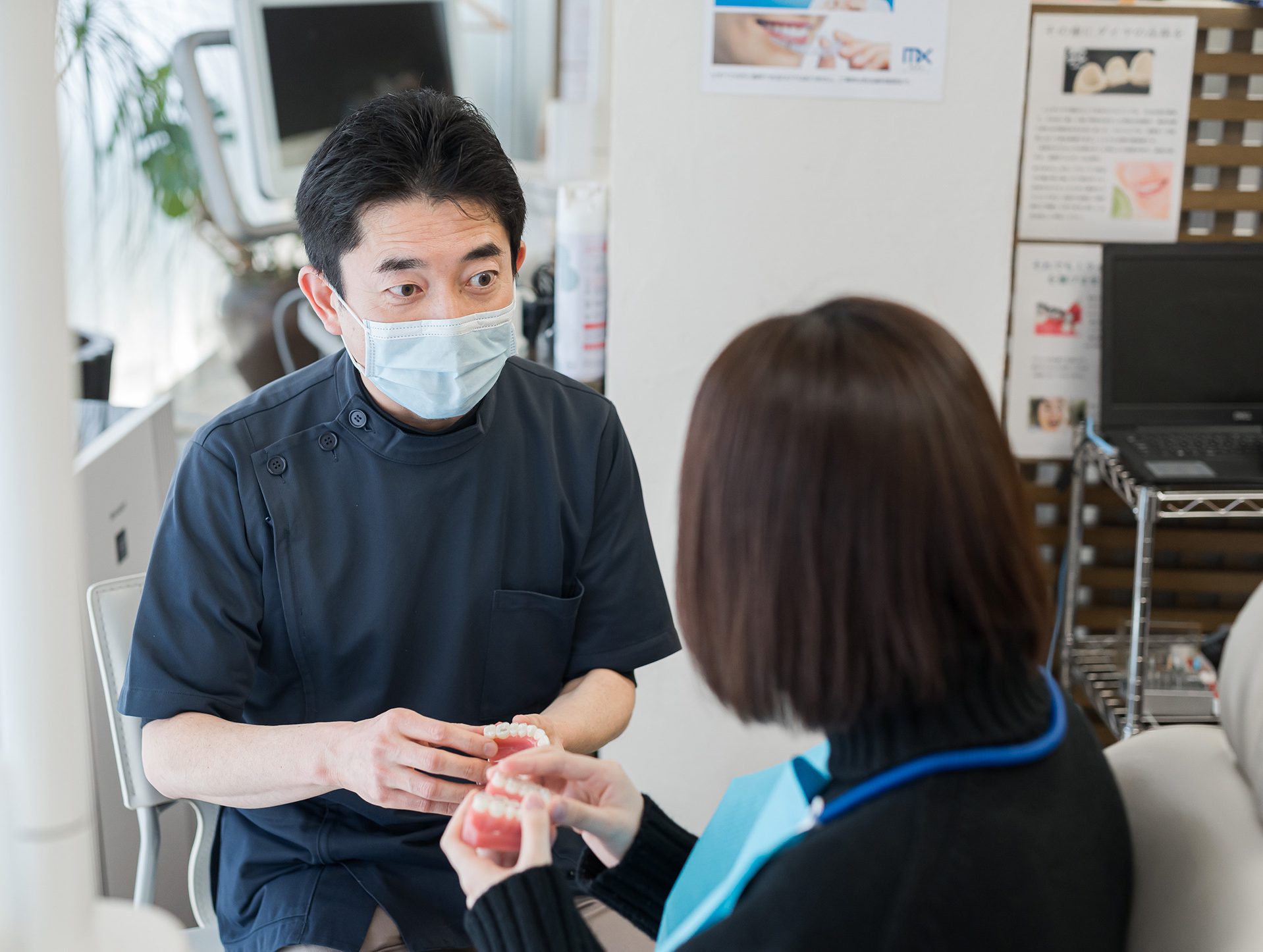 患者様に寄り添い、 番身近な「かかりつけの歯科医」 でありたいと考えています